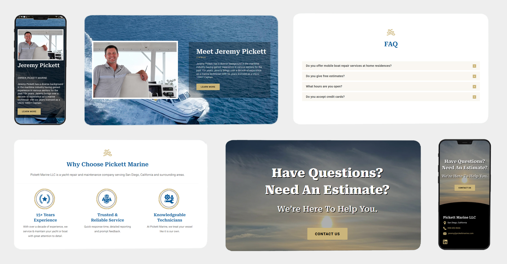 Pickett Marine Website